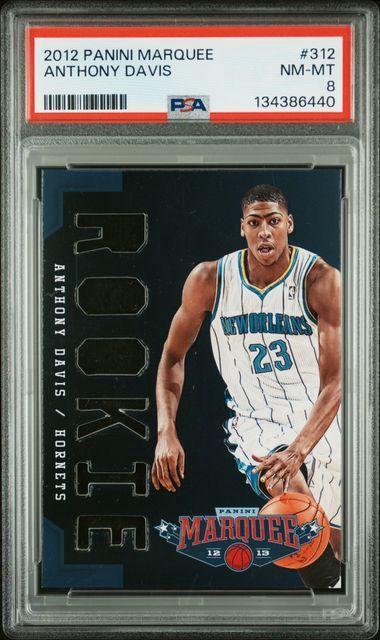 PSA 8 - 2012 PANINI MARQUEE #312 ANTHONY DAVIS [134386440]