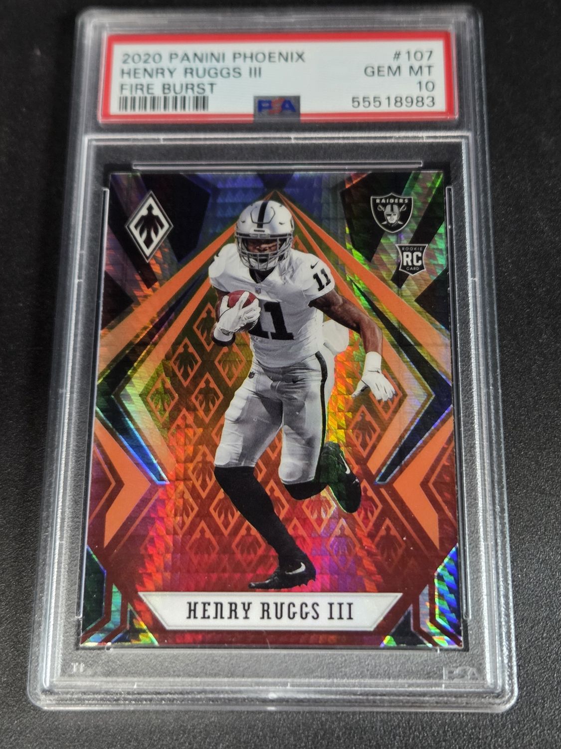 PSA - 10 - 2020 Panini Phoenix Henry Ruggs III Fire Burst [55518983]