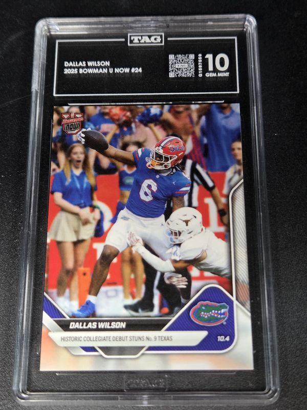 TAG - 10 - 2025 Topps Dallas Wilson Bownman U Now #24 [G1587559]