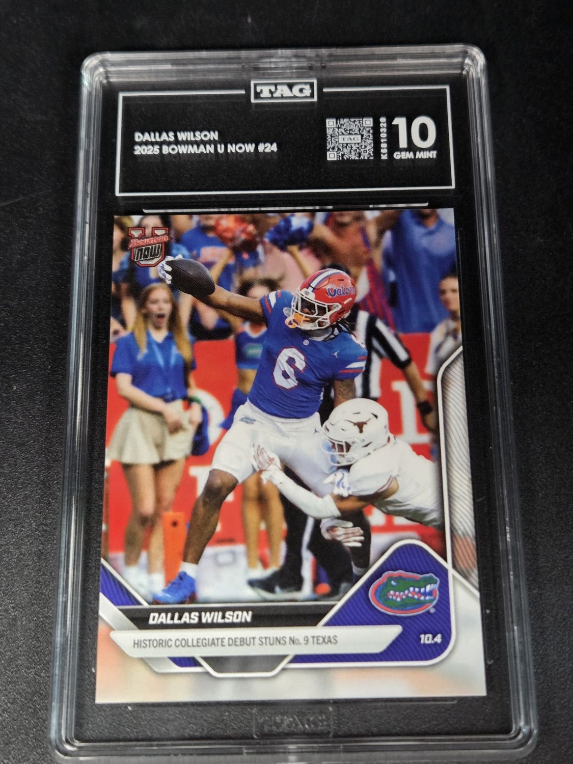 TAG - 10 - 2025 Topps Dallas Wilson Bownman U Now #24 [K5810328]]