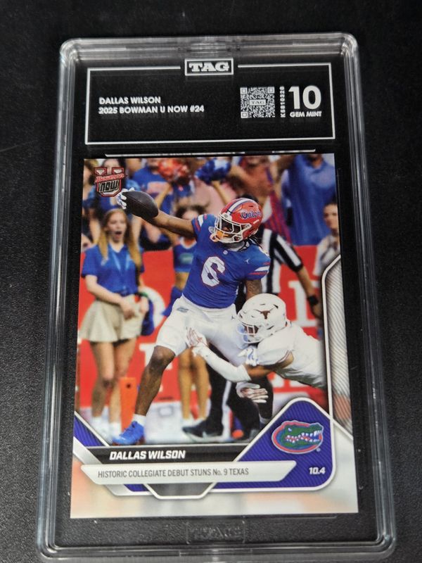 TAG - 10 - 2025 Topps Dallas Wilson Bownman U Now #24 [K5810328]]