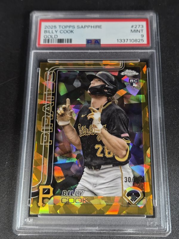 PSA  - 9 - 2025 Topps Sapphire Billy Cook Gold #273 [133710825]