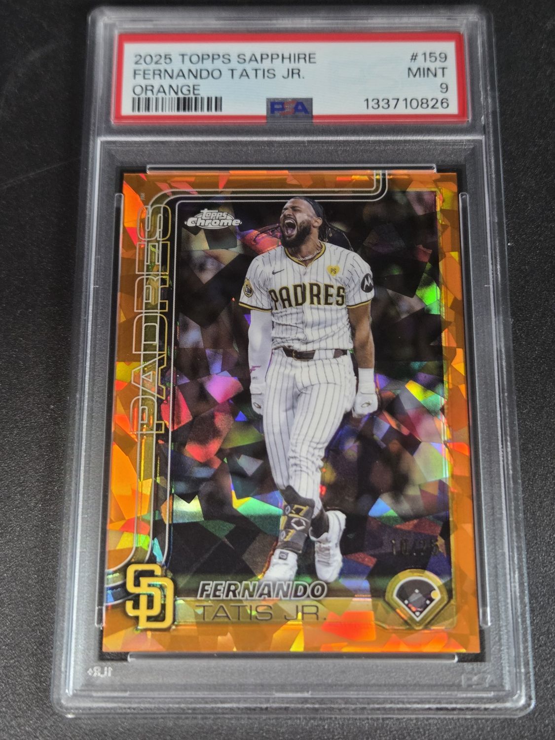 PSA - 9 - 2025 Topps Sapphire Fernando Tatis JR. Orange #159 [133710826]