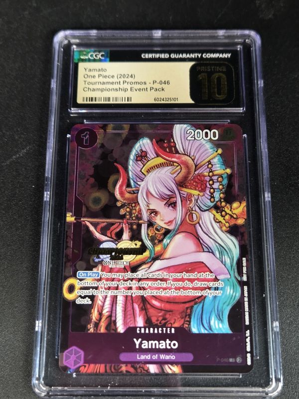 CGC - 10 - 2024 One Piece Yamato Tournament Promos Championship Pack P-046 [6024325101]