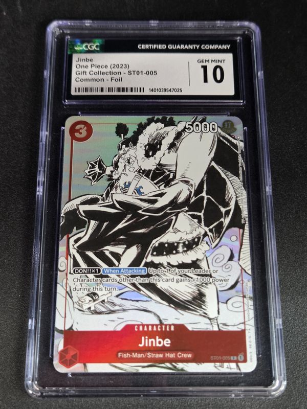 CGC - 10 - 2023 One Piece Jinbe Gift Collection Common Foil ST01-005 [1401039547025]