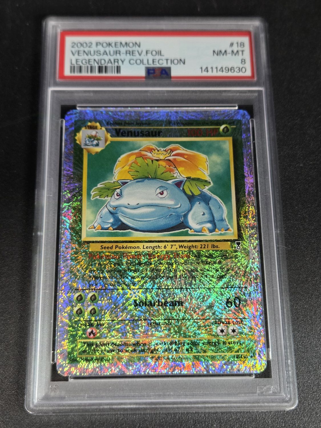 PSA - 8 - 2002 Pokemon Venusaur Legendary Collection Reverse Foil #18/110 [141149630]