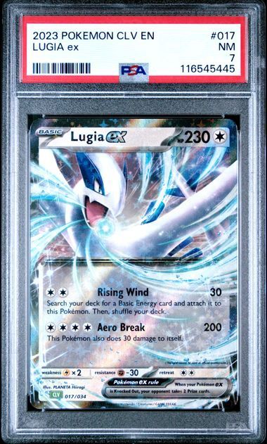 PSA - #017 - 2023 Pokemon CLV EN Lugia EX - [116545445]