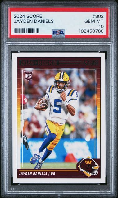 PSA 10 - #302 - 2024 Score Jayden Daniels - [102450788]
