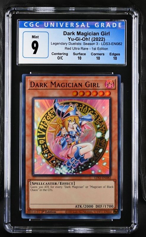 CGC 9 - Dark Magician Girl Yu-Gi-Oh! (2022) Legendary Duelists: Season 3 - LDS3-EN082 Red Ultra rare - 1st Edition - [4157691075]