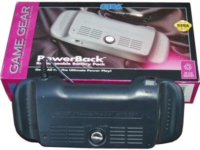 SEGA Game Gear PowerBack Rechargeable Battery Pack &amp; AC Adapter - SEGA Game Gear