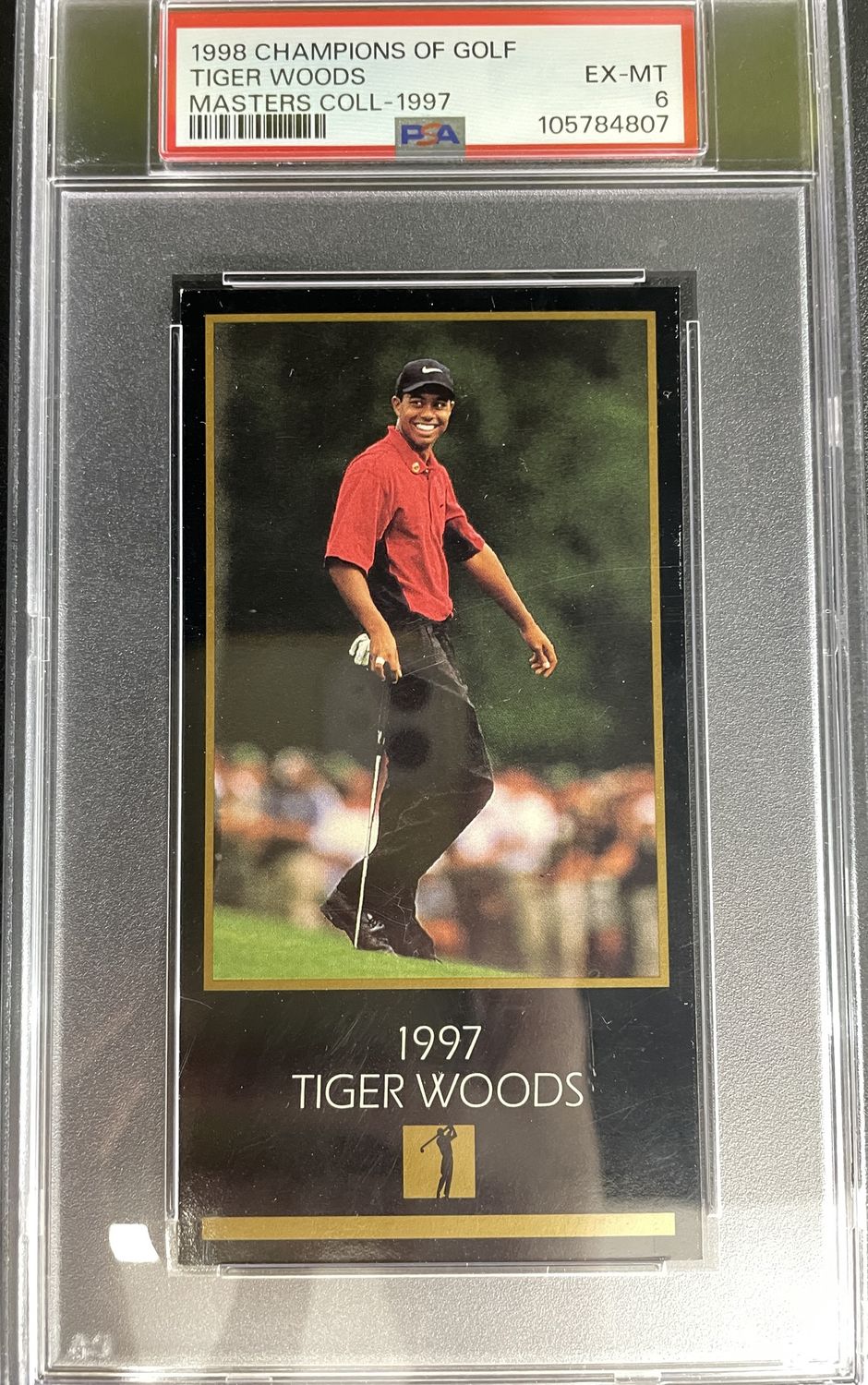 PSA 6 - 1998 Champions of Golf Tiger Woods Masters Coll - 1997 [105784807]