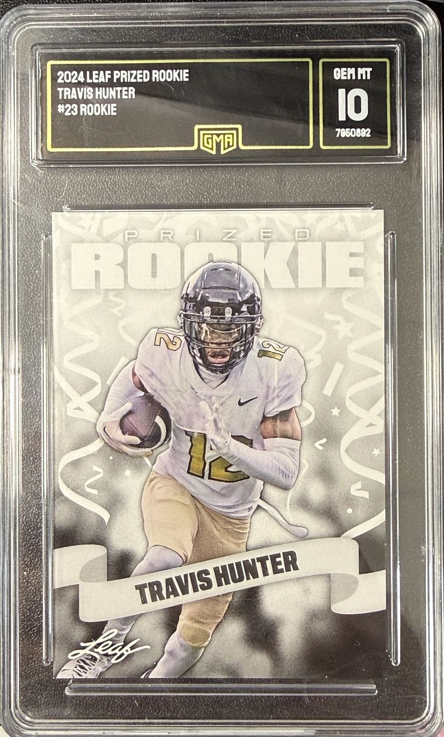 GMA 10 - 2024 Leaf Prized Rookie Travis Hunter #23 Rookie [7950892]