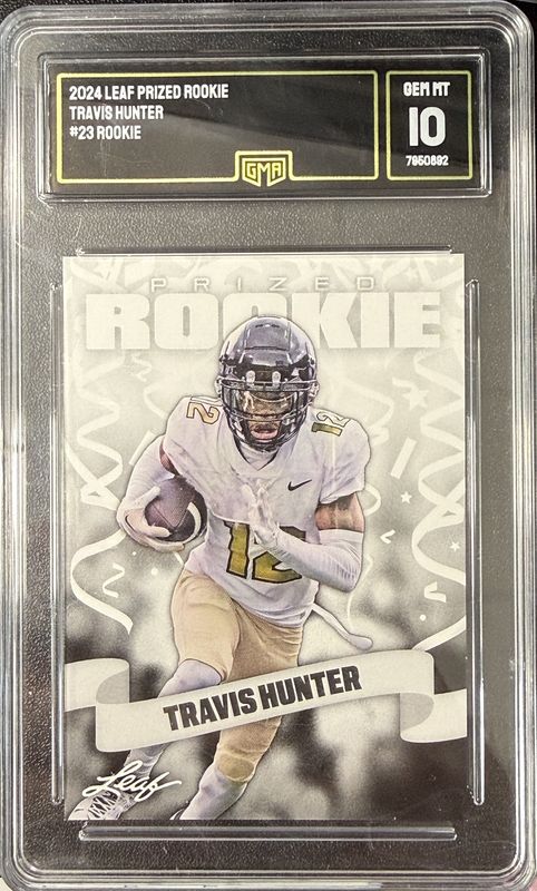 GMA 10 - 2024 Leaf Prized Rookie Travis Hunter #23 Rookie [7950892]