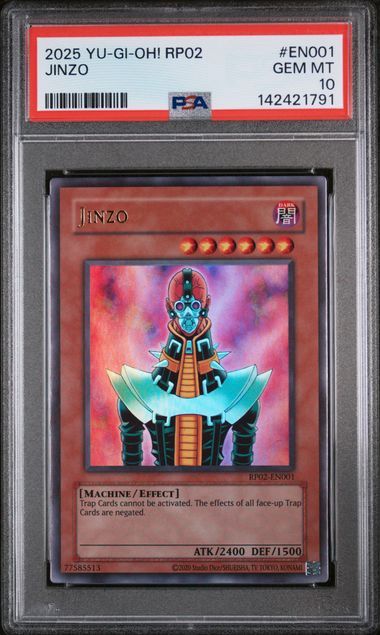 PSA 10 - 2025 Yu-Gi-Oh! RP02 Jinzo #EN001 [142421791]