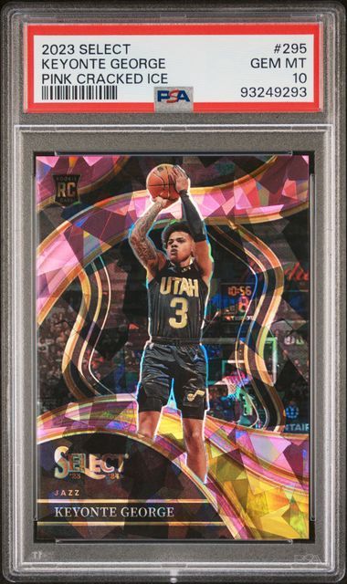 PSA 10 - 2023 Select Keyonte George Pink Cracked Ice #295 [93249293]