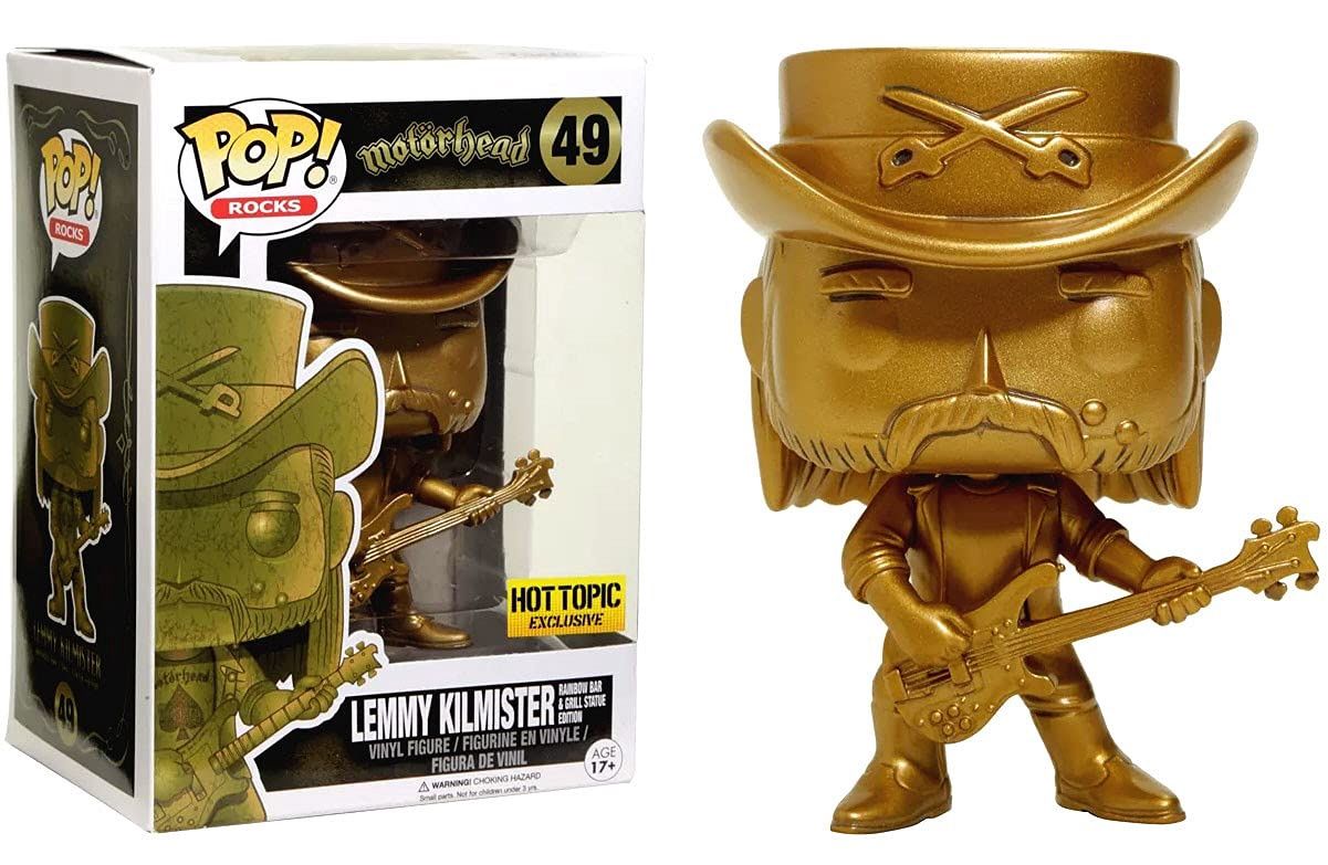 #49 Motorhead - Lemmy Kilmister (Rainbow Bar &amp; Grill Statue Edition) - Funko Pop!