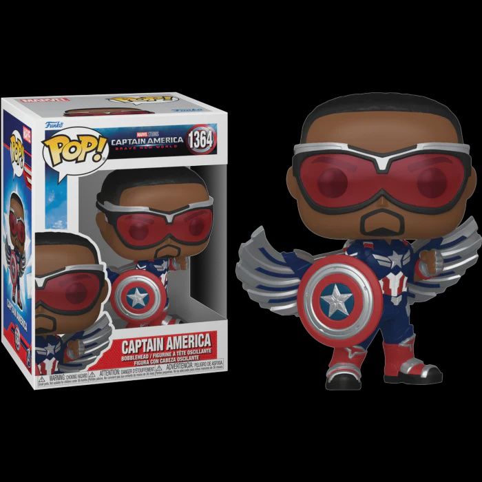 #1364 Marvel Studios Captain America Brave New World - Captain America - Funko Pop!