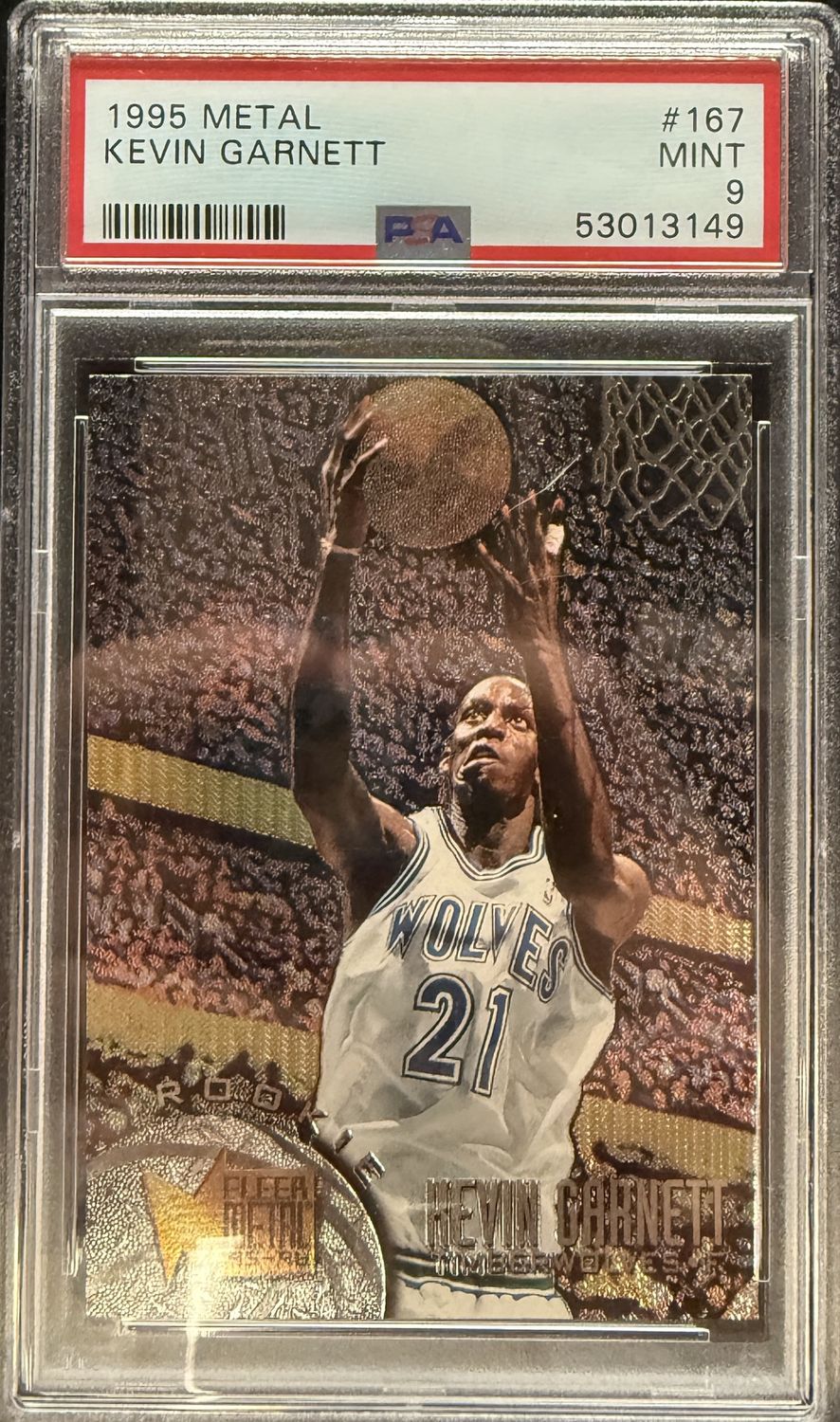 PSA 9 - 195 Metal Kevin Garnett #167 [53013149]