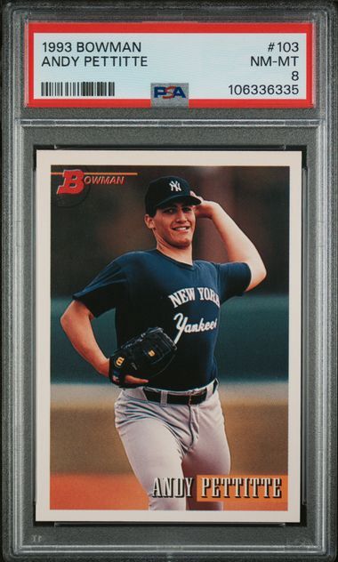 PSA 8 - 1993 Bowman Andy Pettitte #103 [106336335]