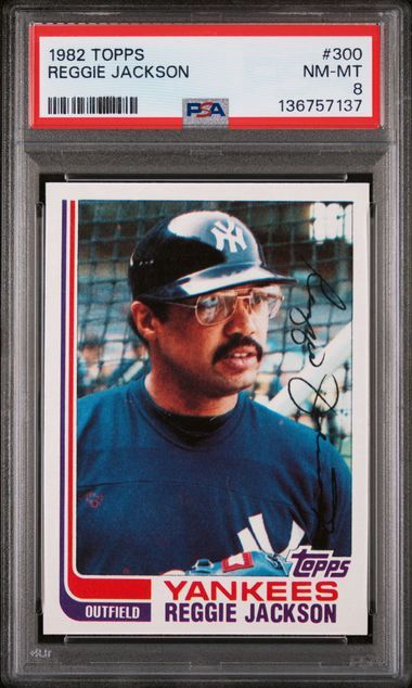 PSA 8 - 1982 Topps Reggies Jackson #300 [136757137]