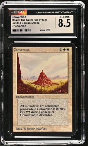 CGC 8.5 - Conversion Magic: The Gathering (1993) Limited Edition (Alpha) Uncommon [6086811005]