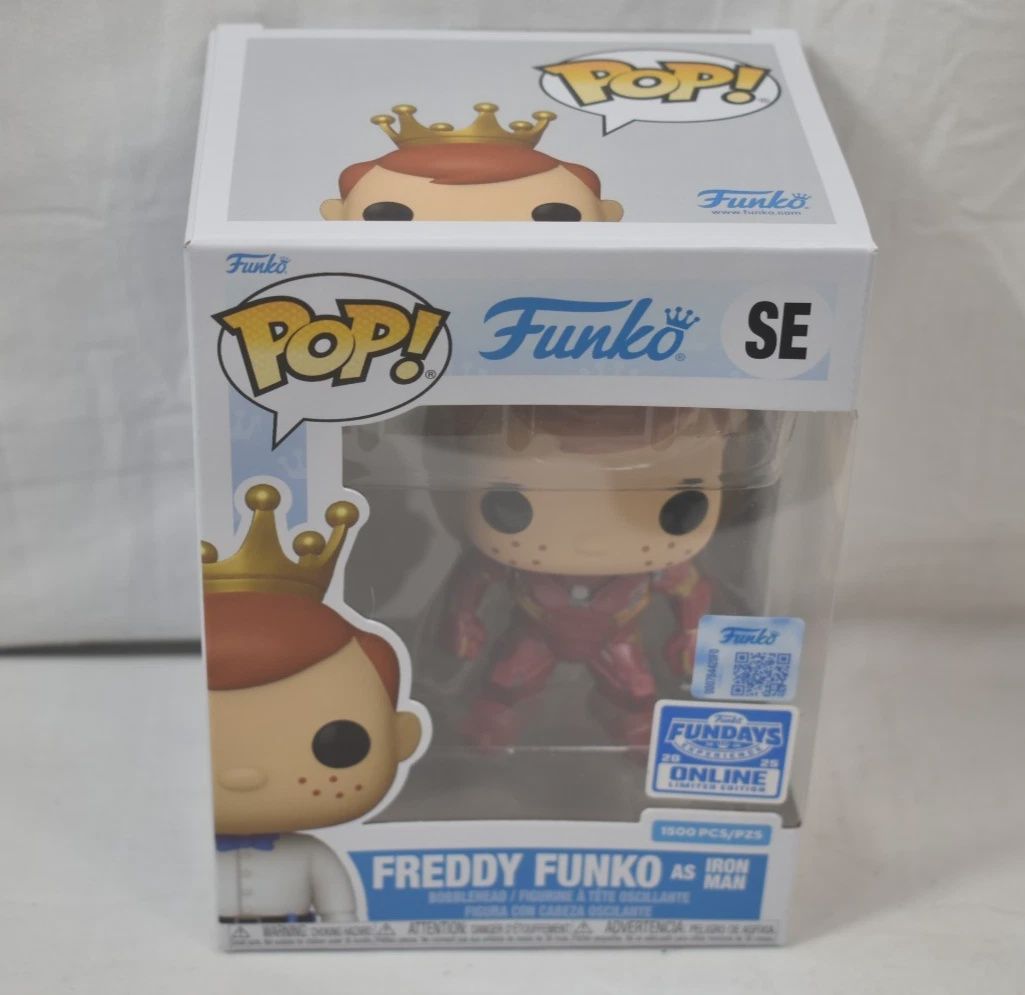 Funko Pop! #SE Freddy Funko As Iron Man - Funko, Condition: Good, Exclusive: Funko Fundays Experience 2025 Online Limited Edition, Variant: None