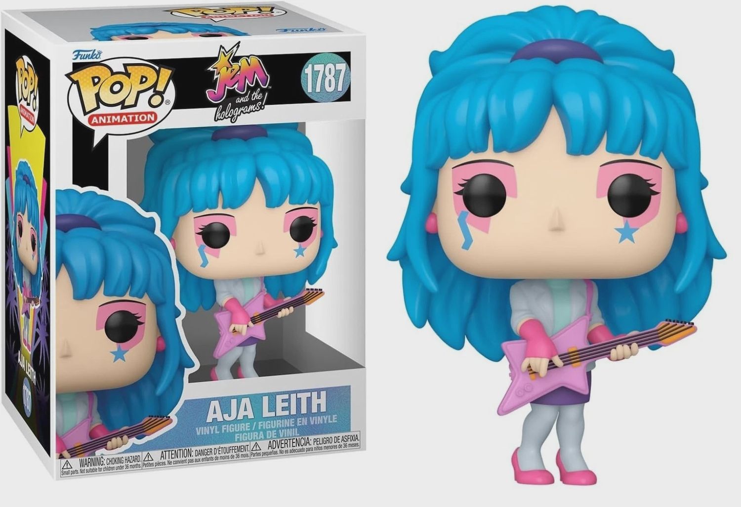 Funko Pop! #1787 Aja Leith - Jem And The Holograms!, Condition: Good, Exclusive: None, Variant: None