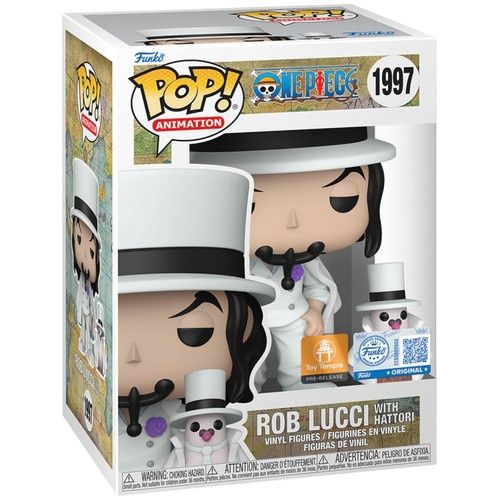 Funko Pop! #1997 Rob Lucci With Hattori - One Piece, Condition: Good, Variant: Toy Temple Pre-Release