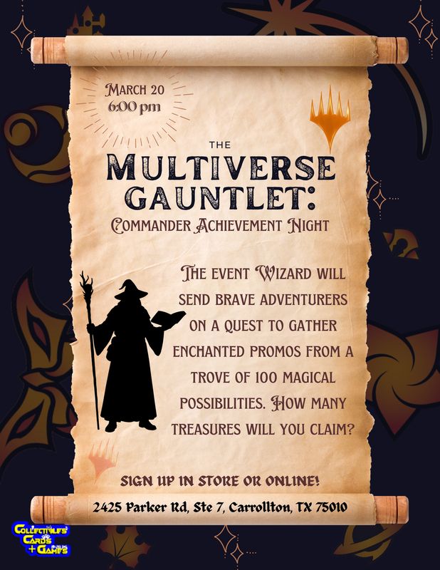The Multiverse Gauntlet : Commander Achievement Night
