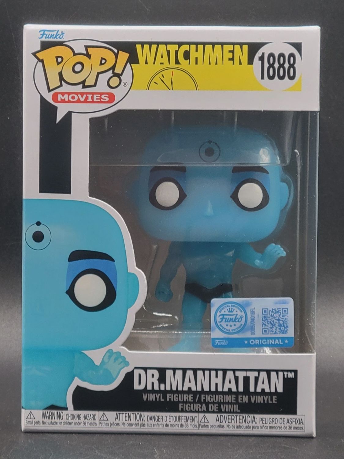 Funko Pop! #1888 Dr. Manhattan - Watchmen, Condition: Good, Exclusive: Funko Special Edition Origional, Variant: None