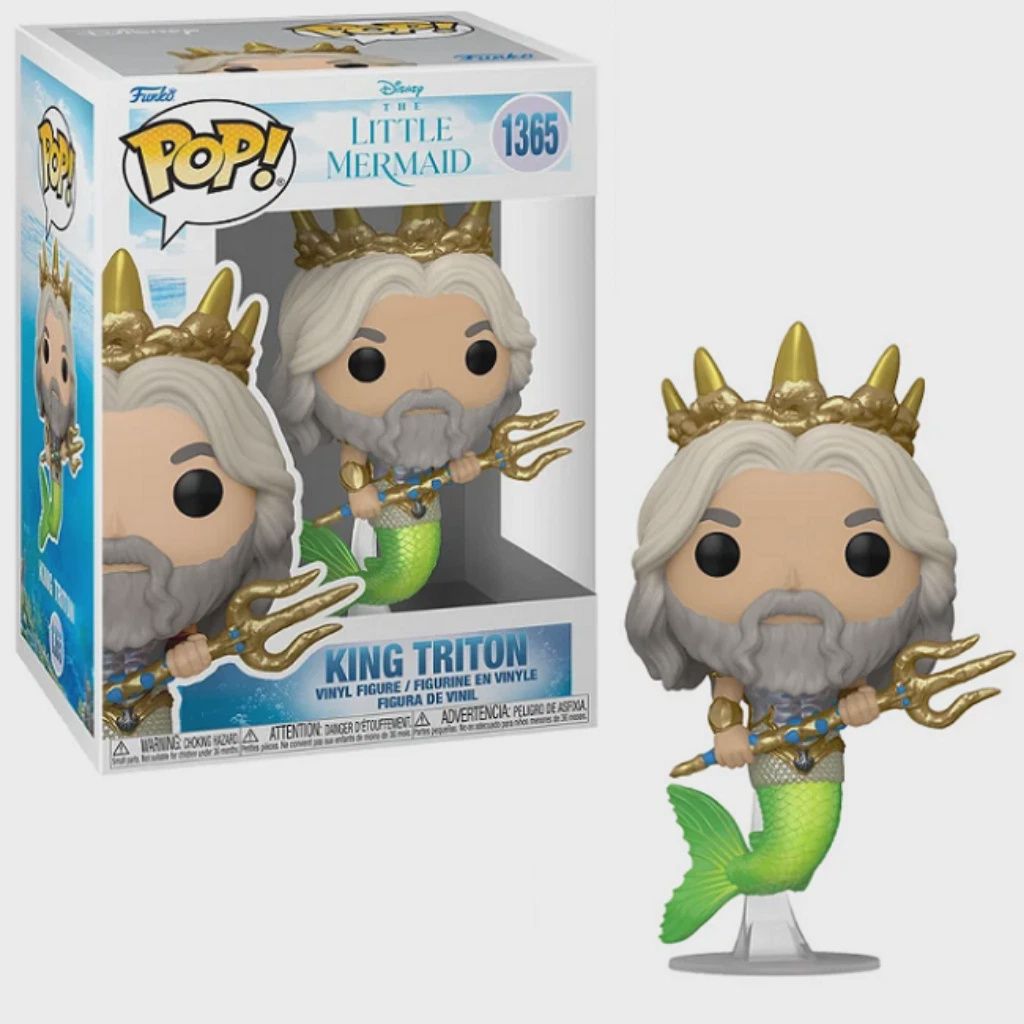 Funko Pop! #1365 King Triton - The Little Mermaid, Condition: Good, Exclusive: None, Variant: None