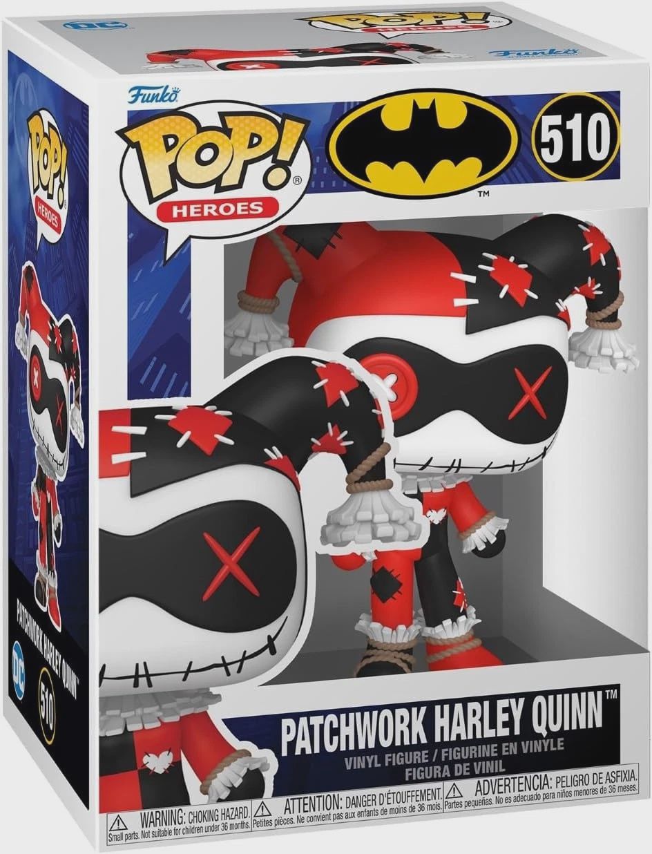 Funko Pop! #510 Patchwork Harley Quinn - Batman, Condition: Good, Exclusive: None, Variant: None