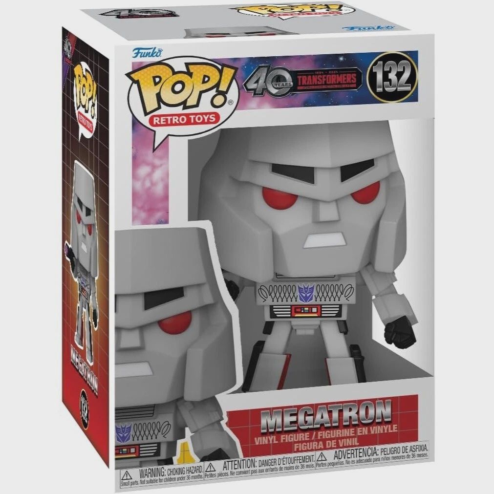 Funko Pop! #132 Megatron - Transformers 40 Years, Condition: Good, Exclusive: None, Variant: None