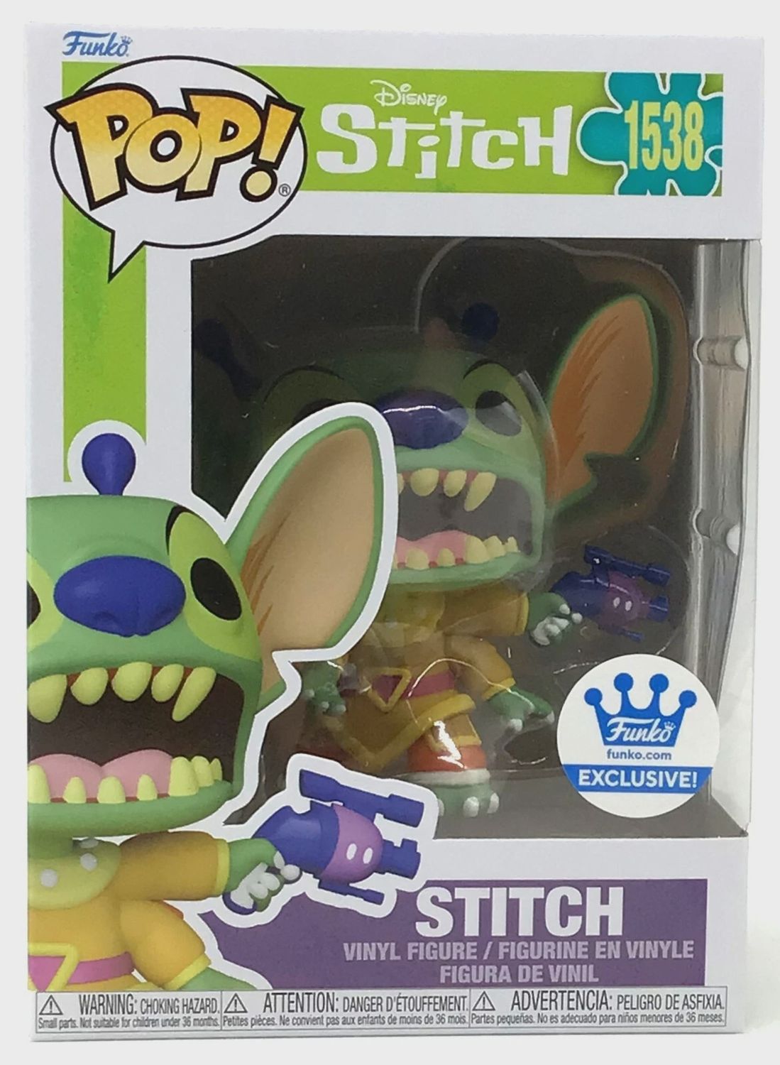 Funko Pop! #1538 Stitch - Stitch, Condition: Good, Exclusive: Funko Exclusive, Variant: None
