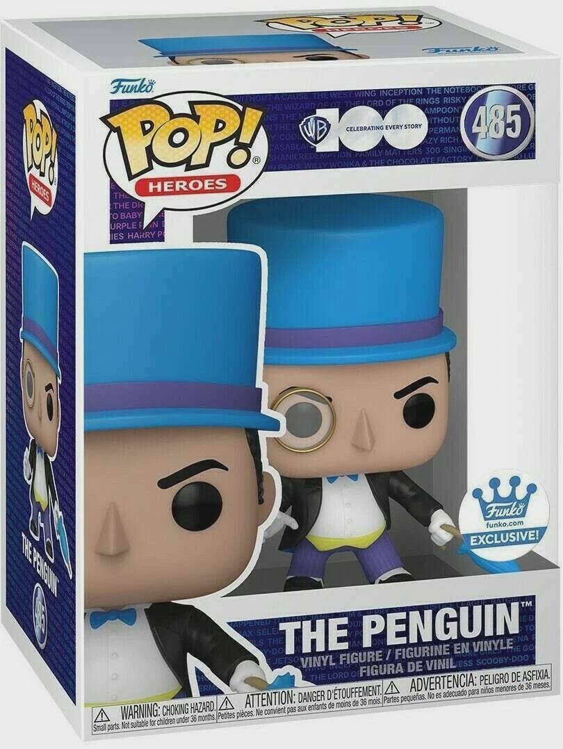 Funko Pop! #485 The Penguin - Warner Bros 100 DC, Condition: Good, Exclusive: Funko Website, Variant: None