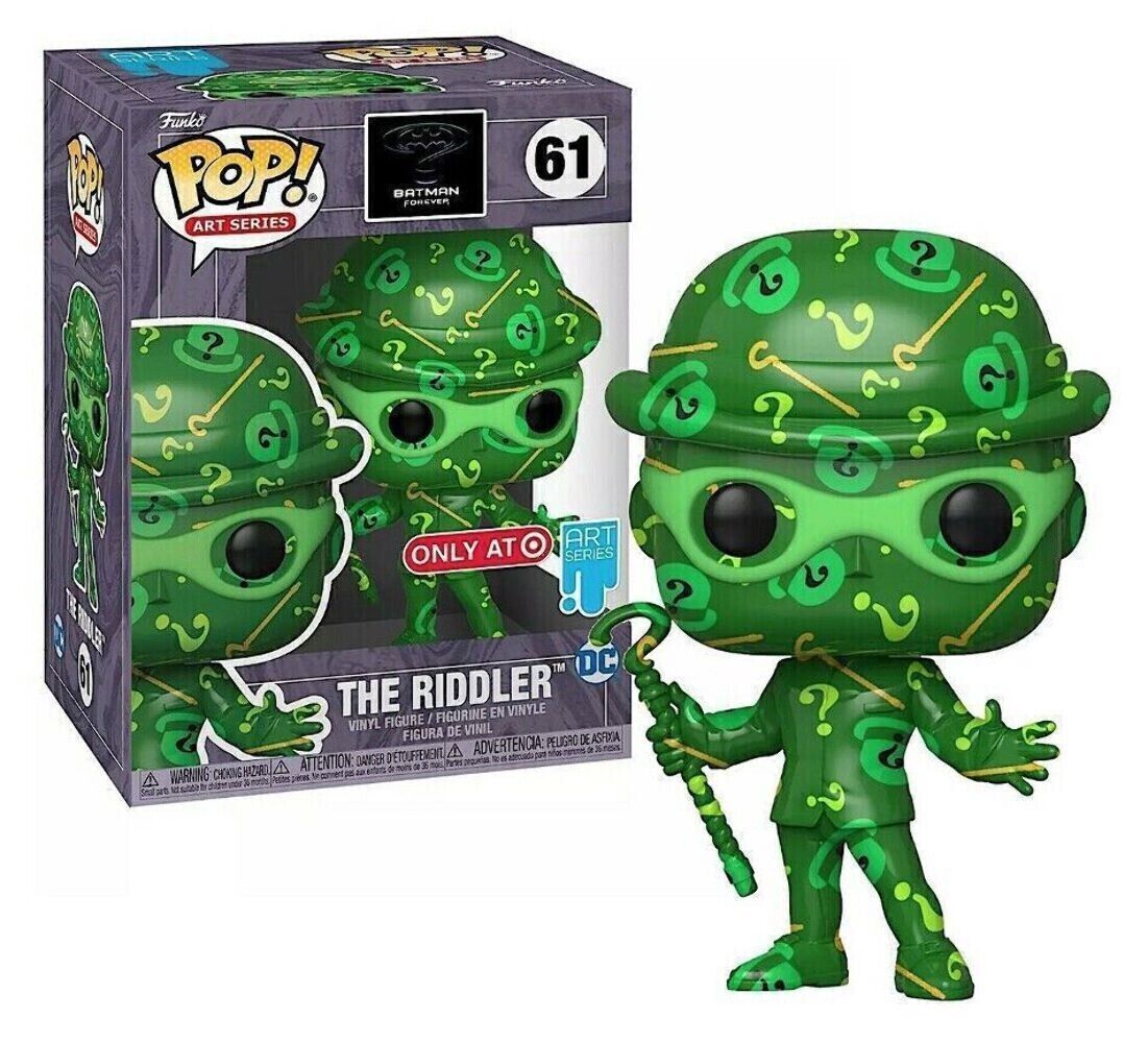 Funko Pop! #61 The Riddler - Batman Forever, Condition: Good, Exclusive: Target, Variant: Art Series