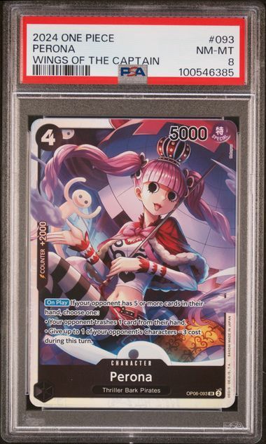 PSA 8 - #093 2024 One Piece Perona Wings of the Captain - [100546385]