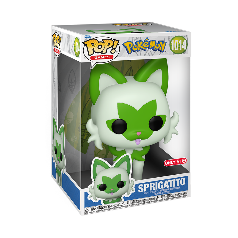 #1014 Pokemon - Sprigatito - Jumbo! Funko Pop