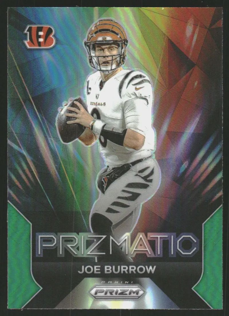 BGS 9 - 2023 Panini Prizm Prizmatic Prizms Green Joe Burrow (17414797)