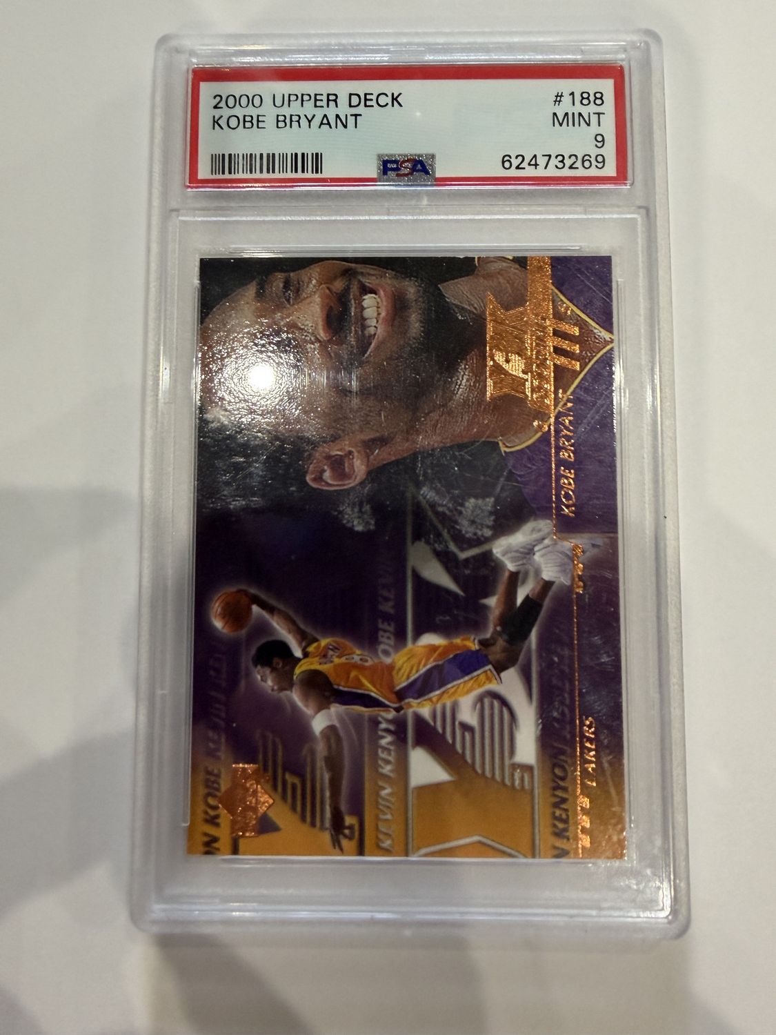 PSA 9 - 2000 UPPER DECK #188 KOBE BRYANT (62473269)