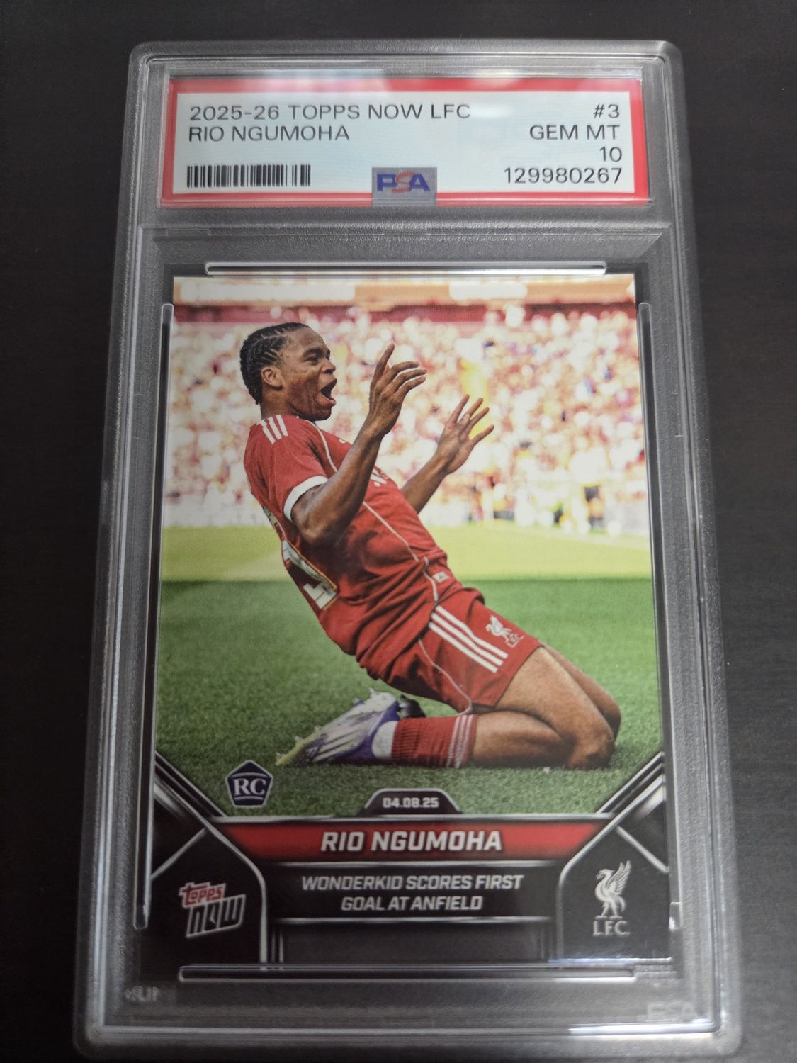 PSA - 10 - 2025-26 Topps Now LFC Rio Ngumoha #3 [129980271]