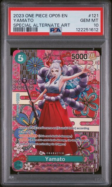 PSA - 10 2023 One Piece OP05 EN Yamato Special Alternate Art #121 [122251612]