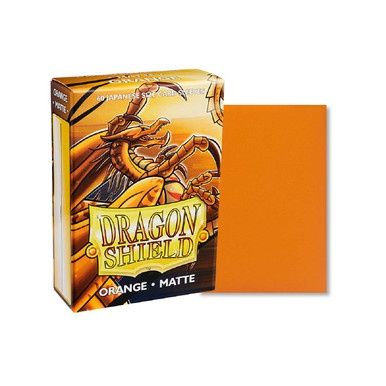 Dragon Shield - Orange Matte - Japanese Size Card Sleeve [60 Count]