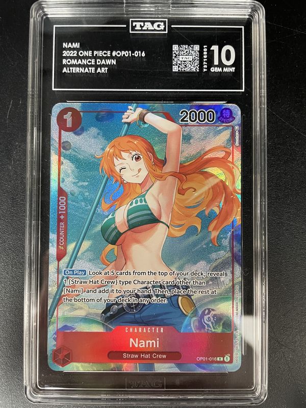TAG 10 - 2022 One Piece Romance Dawn - Nami Alternate Art #OP01-016 [Y3716801]