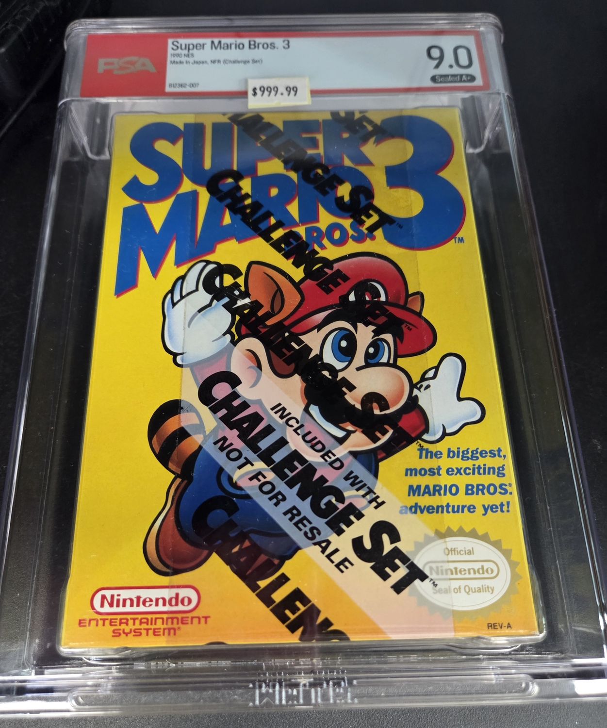 PSA 9.0 - Super Mario Bros 3 - NES - CIB [612362-007]