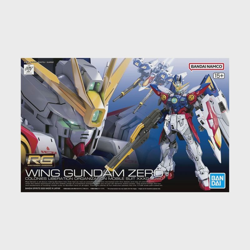 Bandai Namco 1/144 RG Mobile Suit Bandai Gundam RG Models 1/144 Wing Gundam Zero - XXXG-00W0 Model Kit