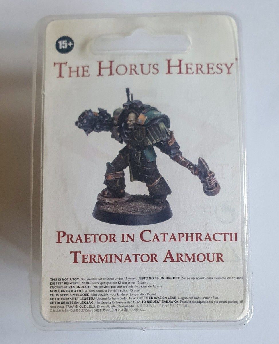 Games Workshop Warhammer: Horus Heresy Praetor in Cataphractii Terminator Armour Miniature
