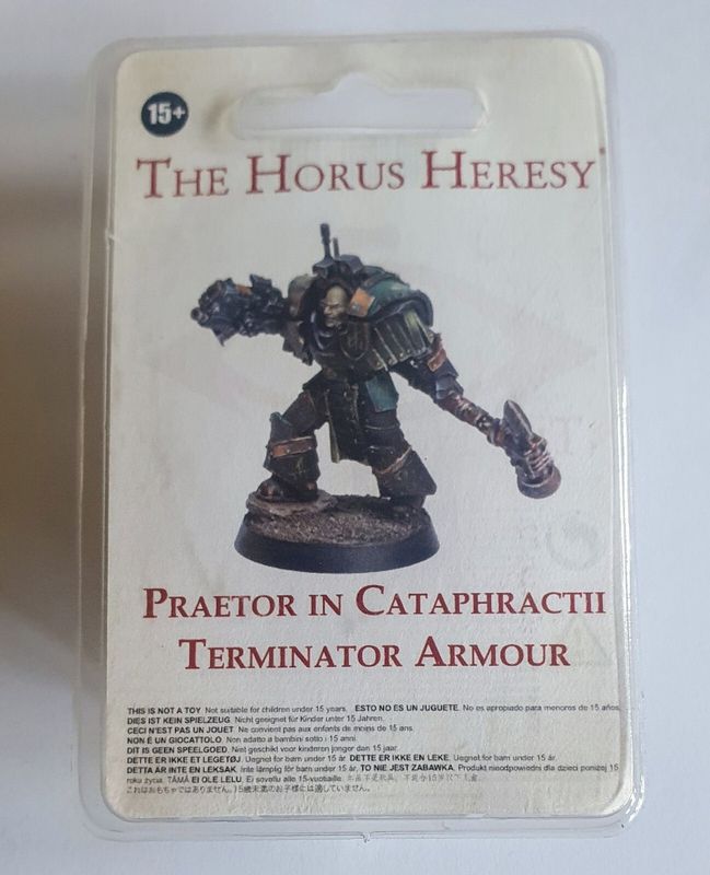 Games Workshop Warhammer: Horus Heresy Praetor in Cataphractii Terminator Armour Miniature