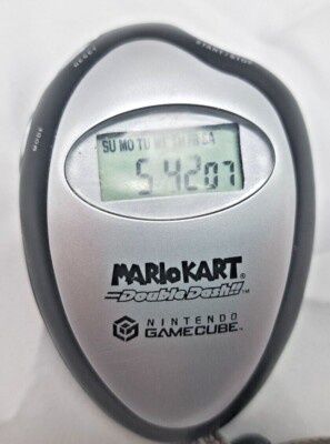 Nintendo GameCube Mario Kart Double Dash Stop Watch Timer Black