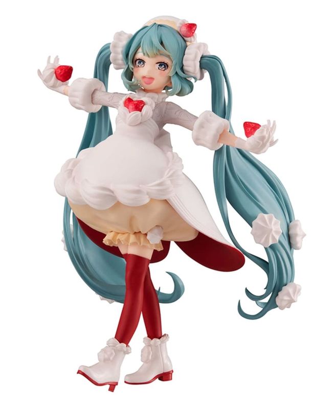 Furyu Hatsune Miku (Sweet Tea Time Strawberry Shortcake Version)